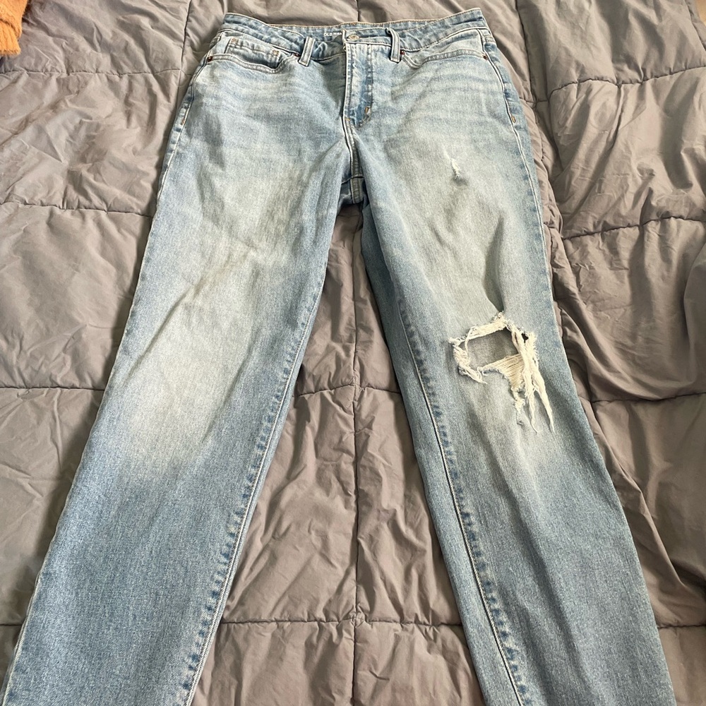 Old Navy Blue Straight Leg Jeans